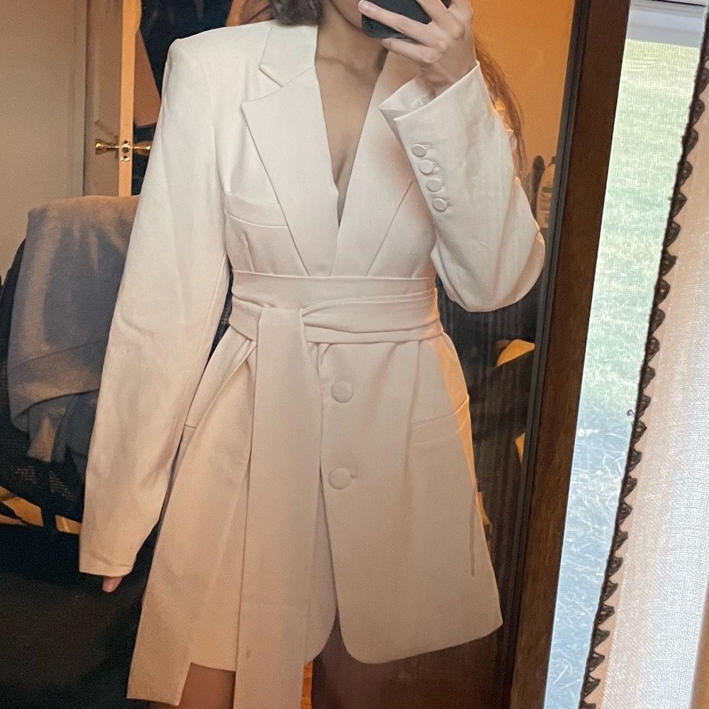 Because of Alice (BOA) blazer dress with belt size XS/S